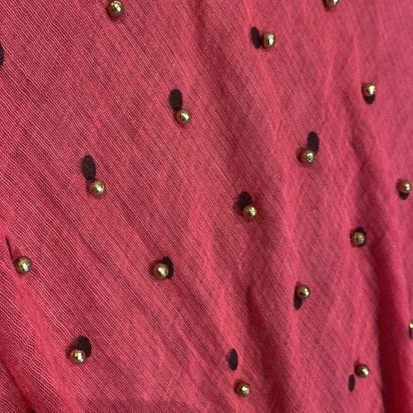 Vintage printed stone  embellished light weight oversized scarf - Picture 9 of 11